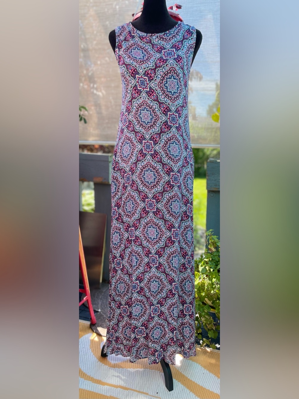 Love Kuza Sleeveless Maxi Dress Size Medium